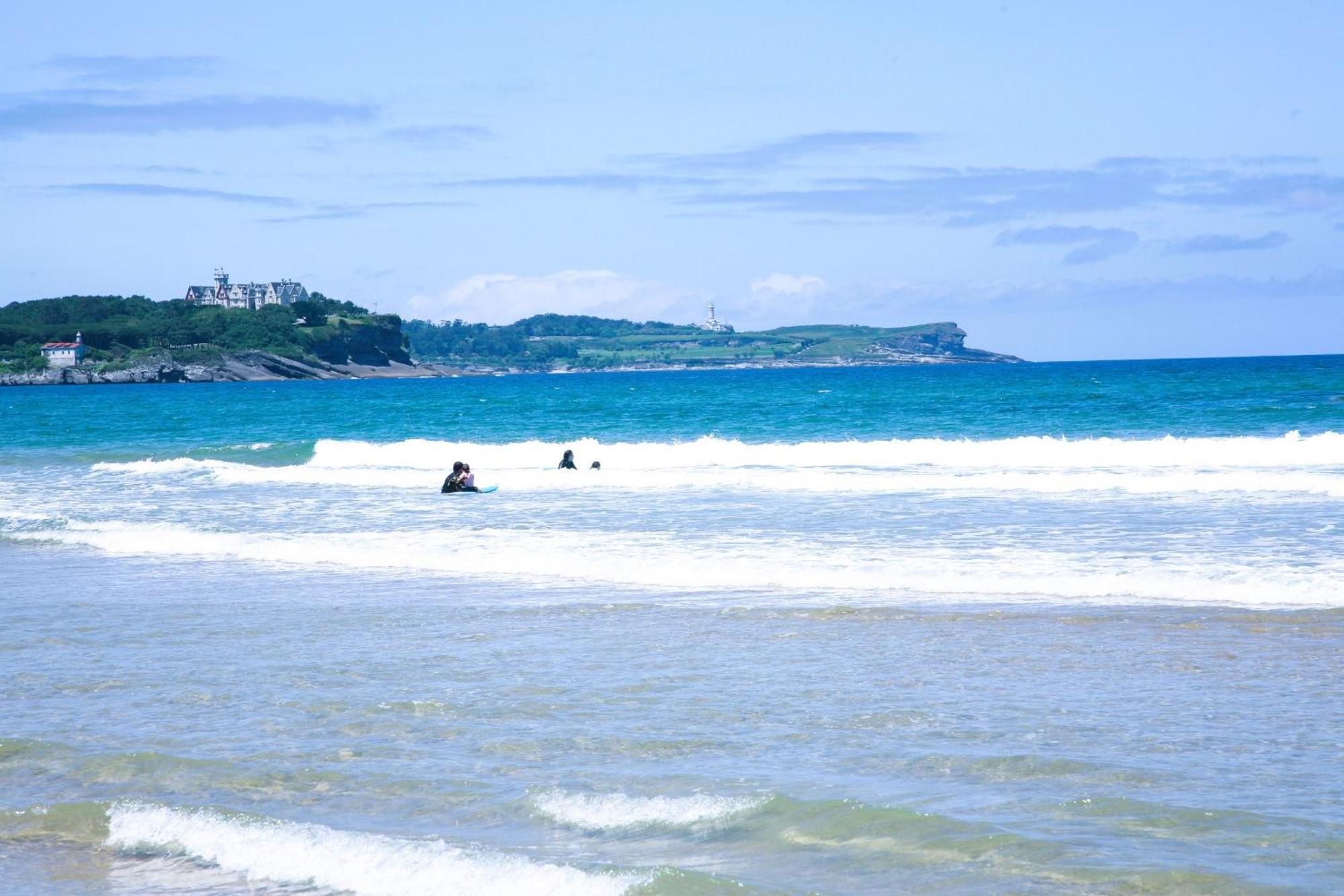 Apartamento Somo completo 200m de la playa para 5 personas maximo Bagian luar foto