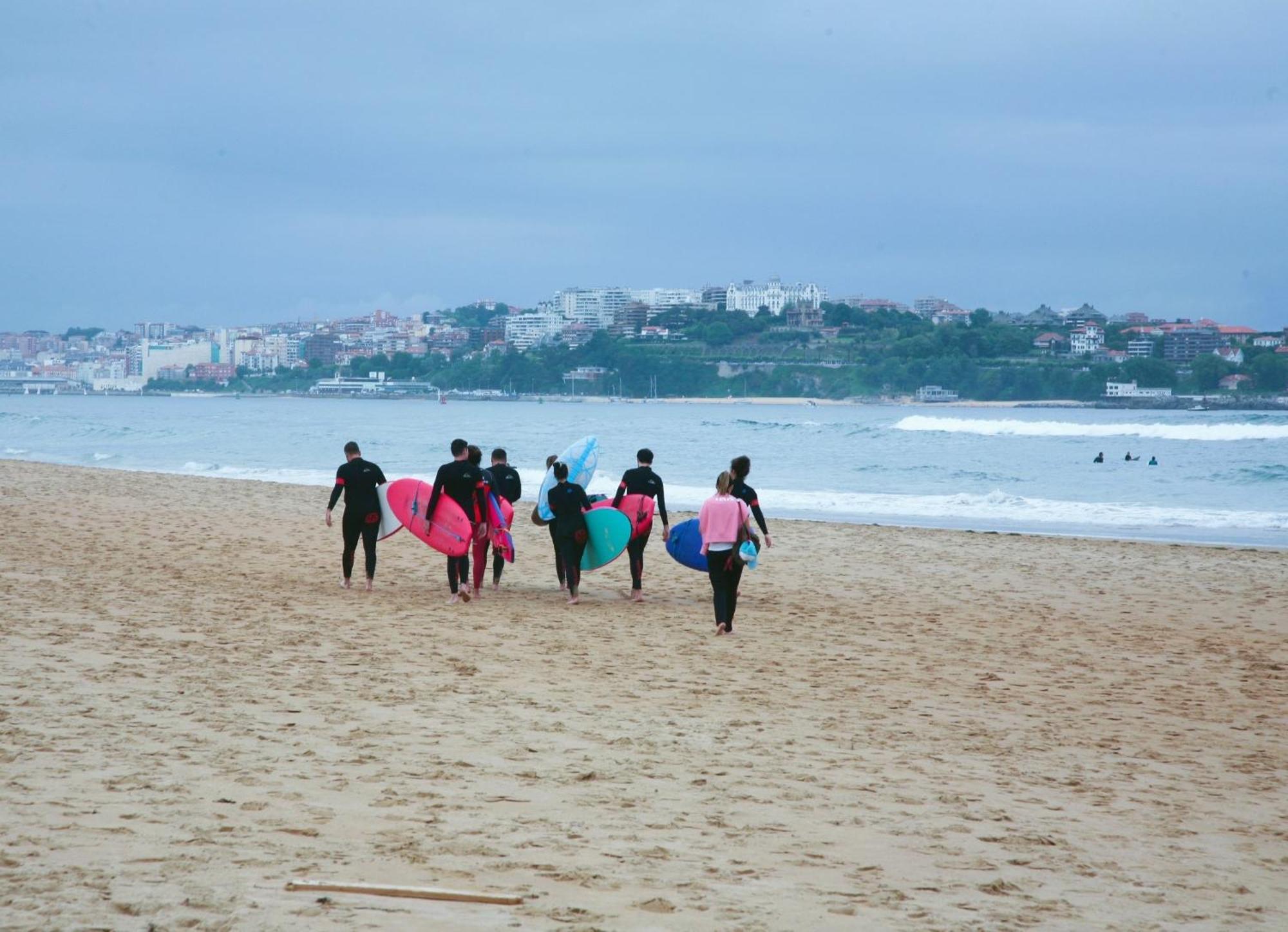 Apartamento Somo completo 200m de la playa para 5 personas maximo Bagian luar foto